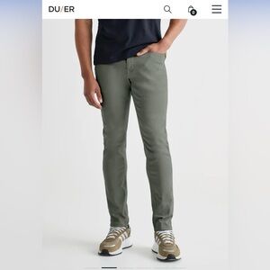 DU/ER Men's No Sweat N2X Slim Fit Pants
